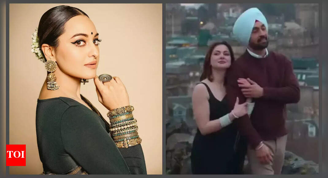 Sonakshi Sinha weegt op Pakistaanse acteurs die in India worden verboden te midden van Diljit Dosanjh’s Sardaar Ji 3 Casting Hania Aamir: ‘Sta ze toe dat Indiase acteurs daar werken?’ |