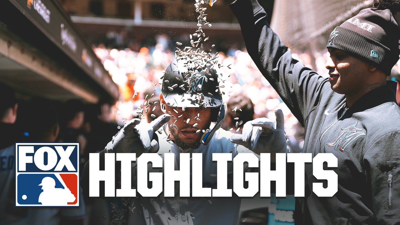 Marlins vs. Giants Hoogtepunten | MLB op Fox