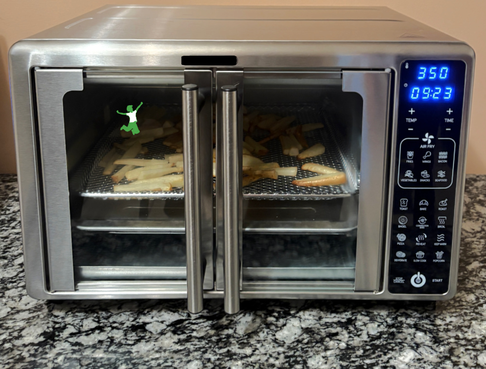 Hoe je talg frietjes maakt in een luchtfriteuse