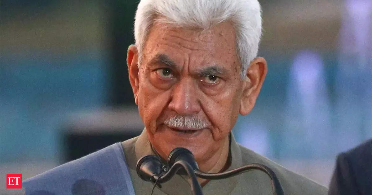 De overheid wil tegen 2030 J&K Rs 1 biljoen agrarische economie maken: LG Manoj Sinha