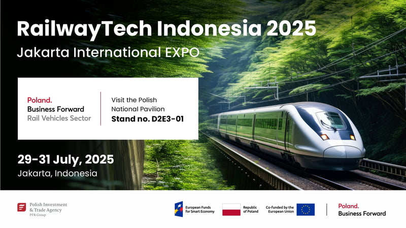 Poolse trein-tech rolt op de platforms van Indonesië-Indonesië expat