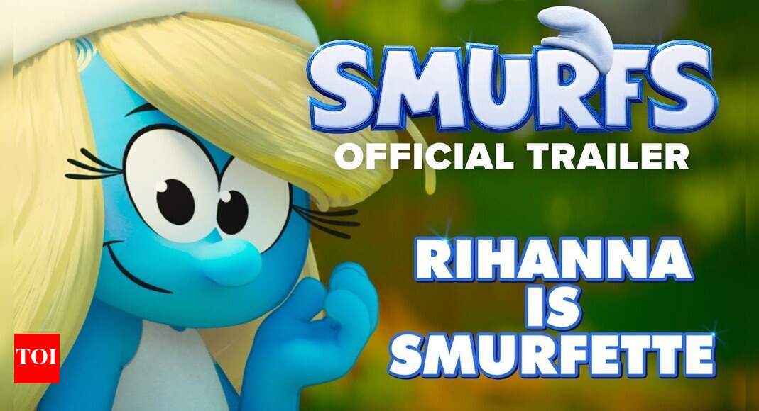 Rihanna schijnt in een smurftastische maar veilige terugkeer