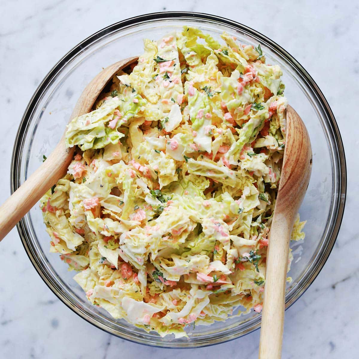 Coleslaw – een mooie puinhoop