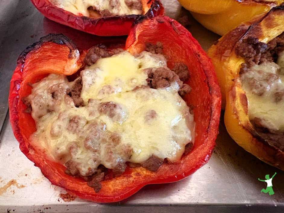 Spicy gevulde paprika | Gezonde thuiseconoom